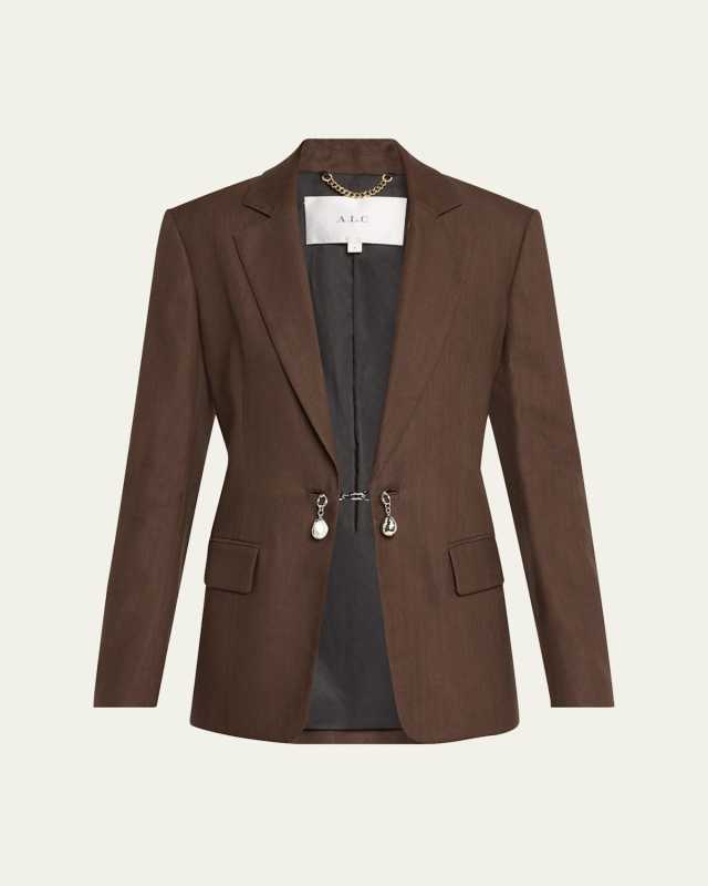 Mel Chain-Embellished Jacket